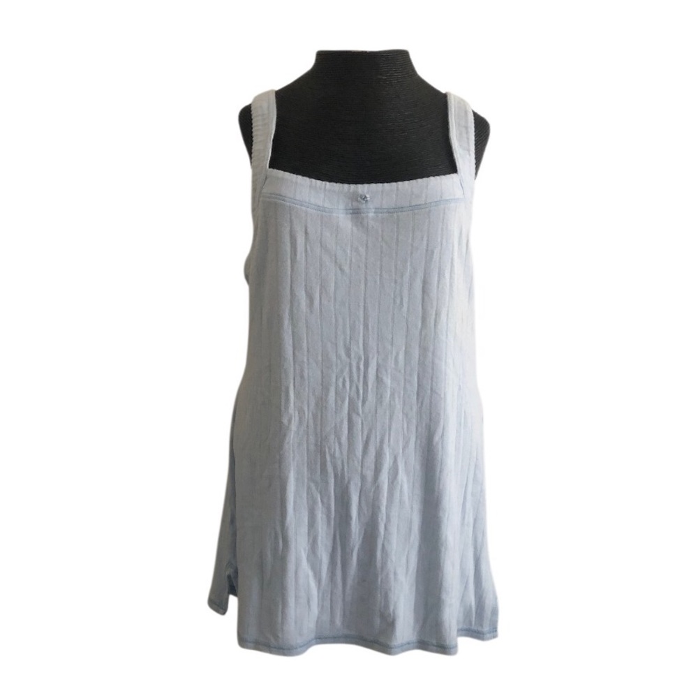 Intimately Free People Pale Blue Square Neck Sleeveless Tank